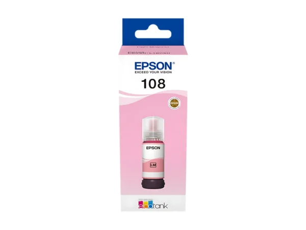 ⁦בקבוק דיו 108 EcoTank bottle למדפסת פוטו⁩ – תמונה ⁦5⁩