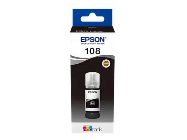 בקבוק דיו 108 EcoTank bottle למדפסת פוטו