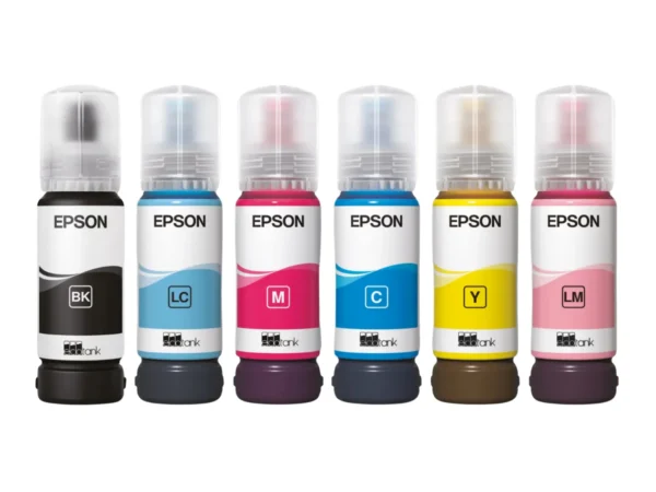 סט 6 בקבוקי דיו 108 EcoTank Light Cyan bottle