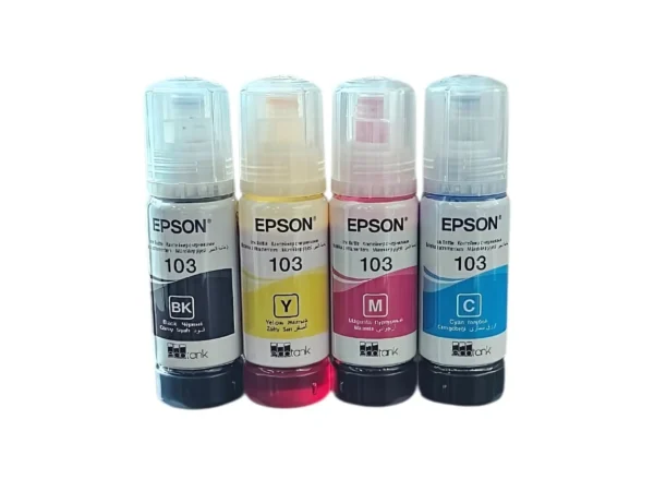 סט 6 בקבוקי דיו 103 EcoTank Light Cyan bottle